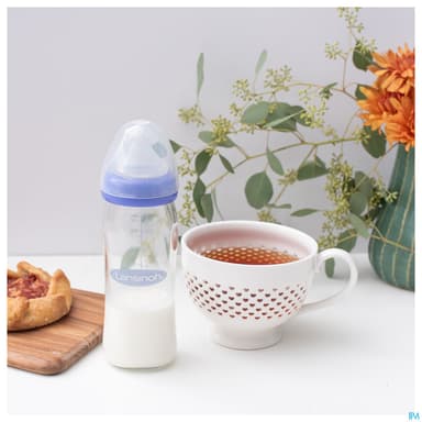 LANSINOH BIB VERRE NAT WAVE 240ML