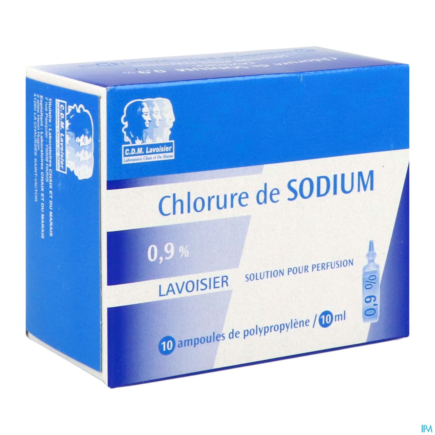 Lavoisier Sodium Chlorure 0.9% Solution Injectable Pp 10ml 10