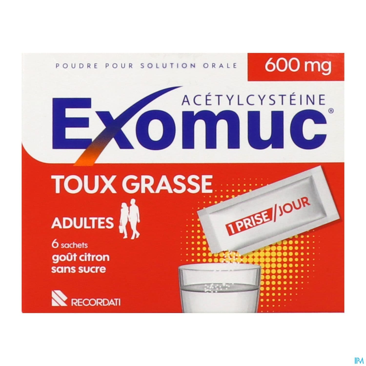 EXOMUC 600MG SACHET 6