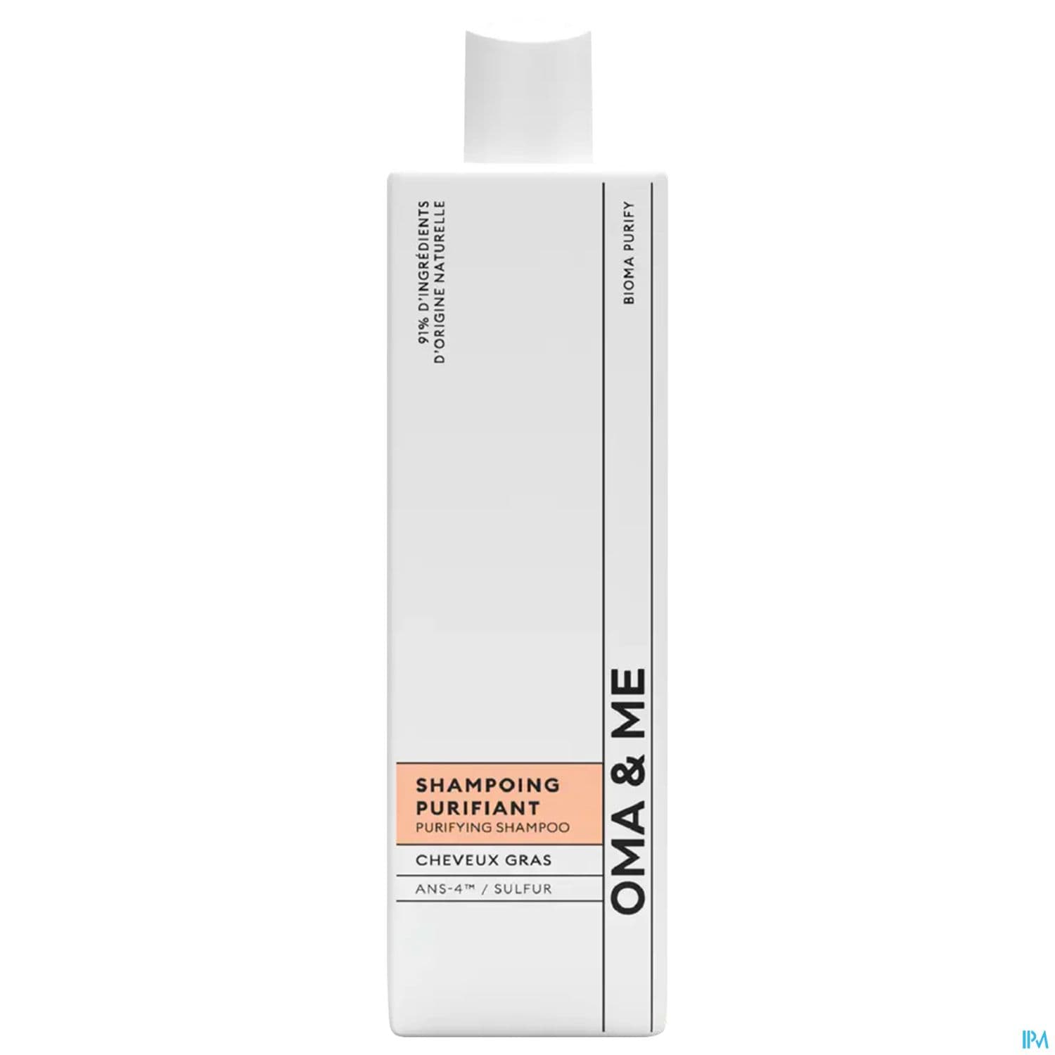 OMA&ME SH PURIF CHEV GRAS 250ML