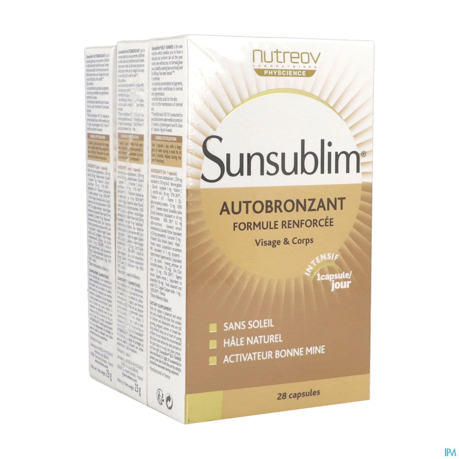 SUNSUBLIM AUTOBRONZ ULTRA CAPS28X3