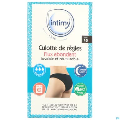 Intimy Care Culotte De Regles Flux Abondant T40