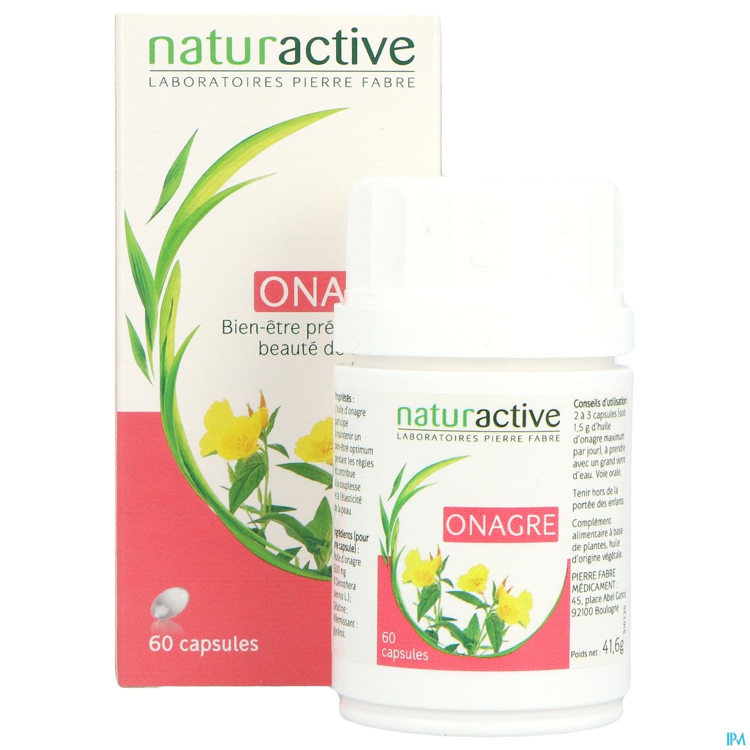 Naturactive Huile Onagre Capsule 60