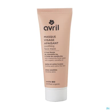 Avril Masque Visage Apaisant Certifie Bio 50ml
