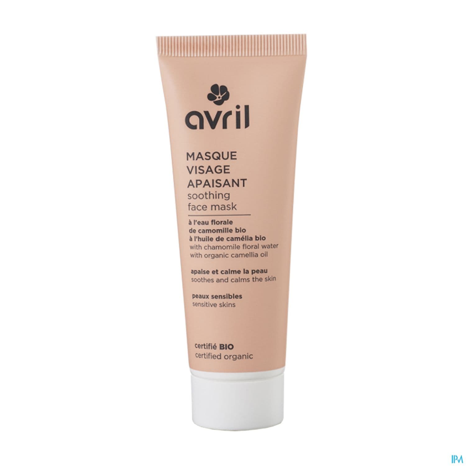 Avril Masque Visage Apaisant Certifie Bio 50ml