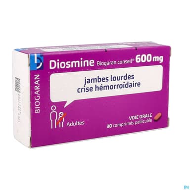 DIOSMINE 600MG BIOG CONS CPR 30