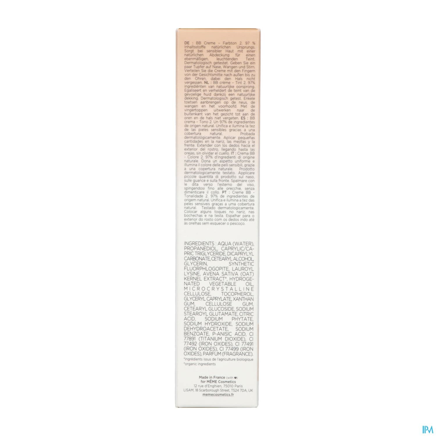 Meme La Bb Creme Teinte 2 30ml