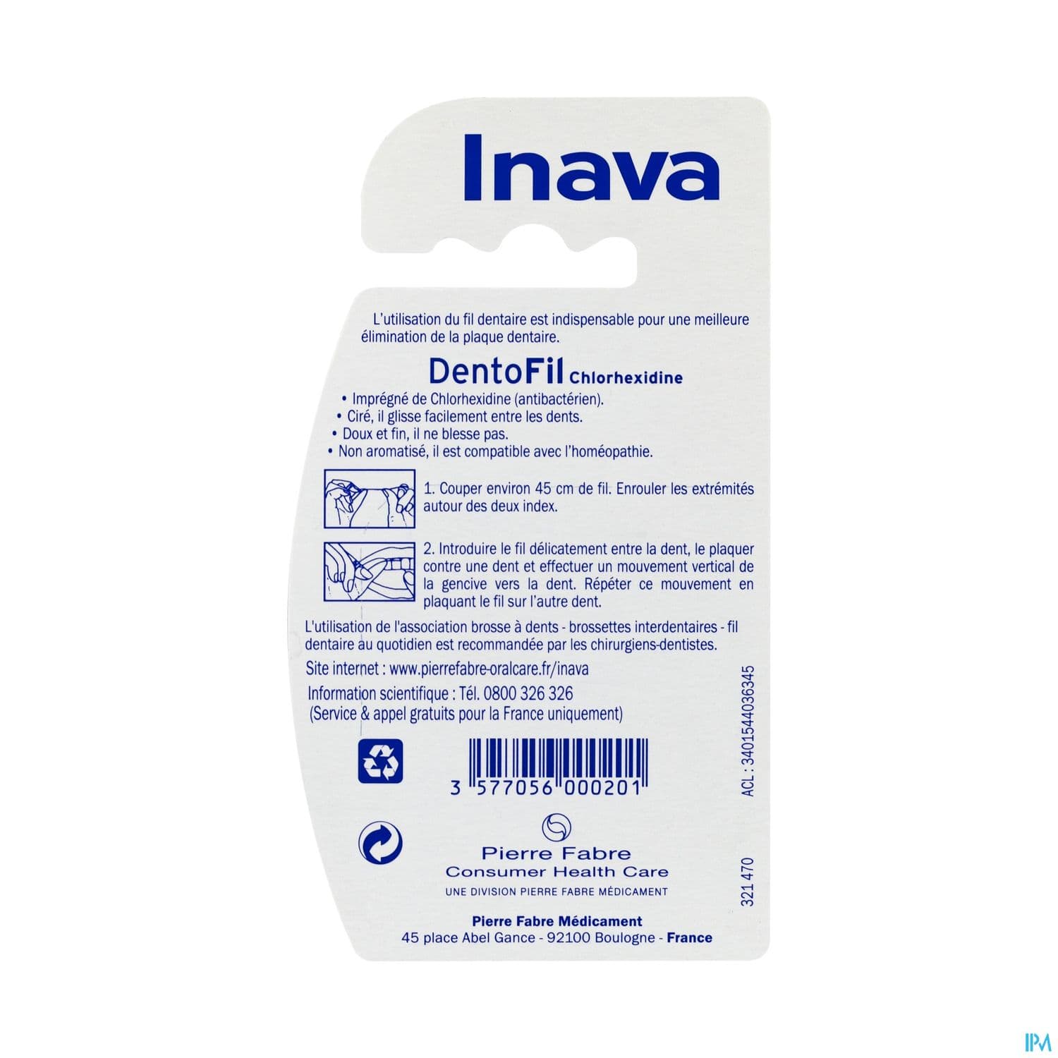 INAVA DENTO-FIL CHLOREXIDINE 50M