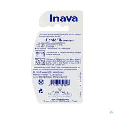 INAVA DENTO-FIL CHLOREXIDINE 50M