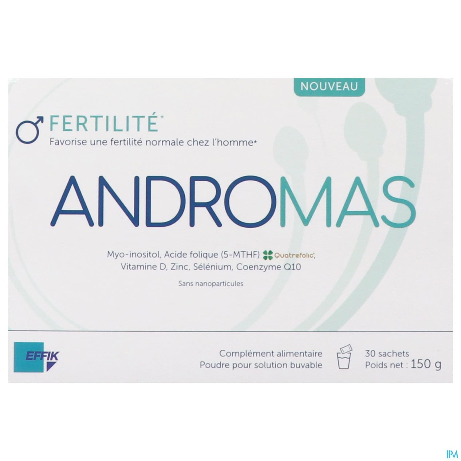 Andromas Fertilite Poudre Solution Buvable Sachet 5g 30