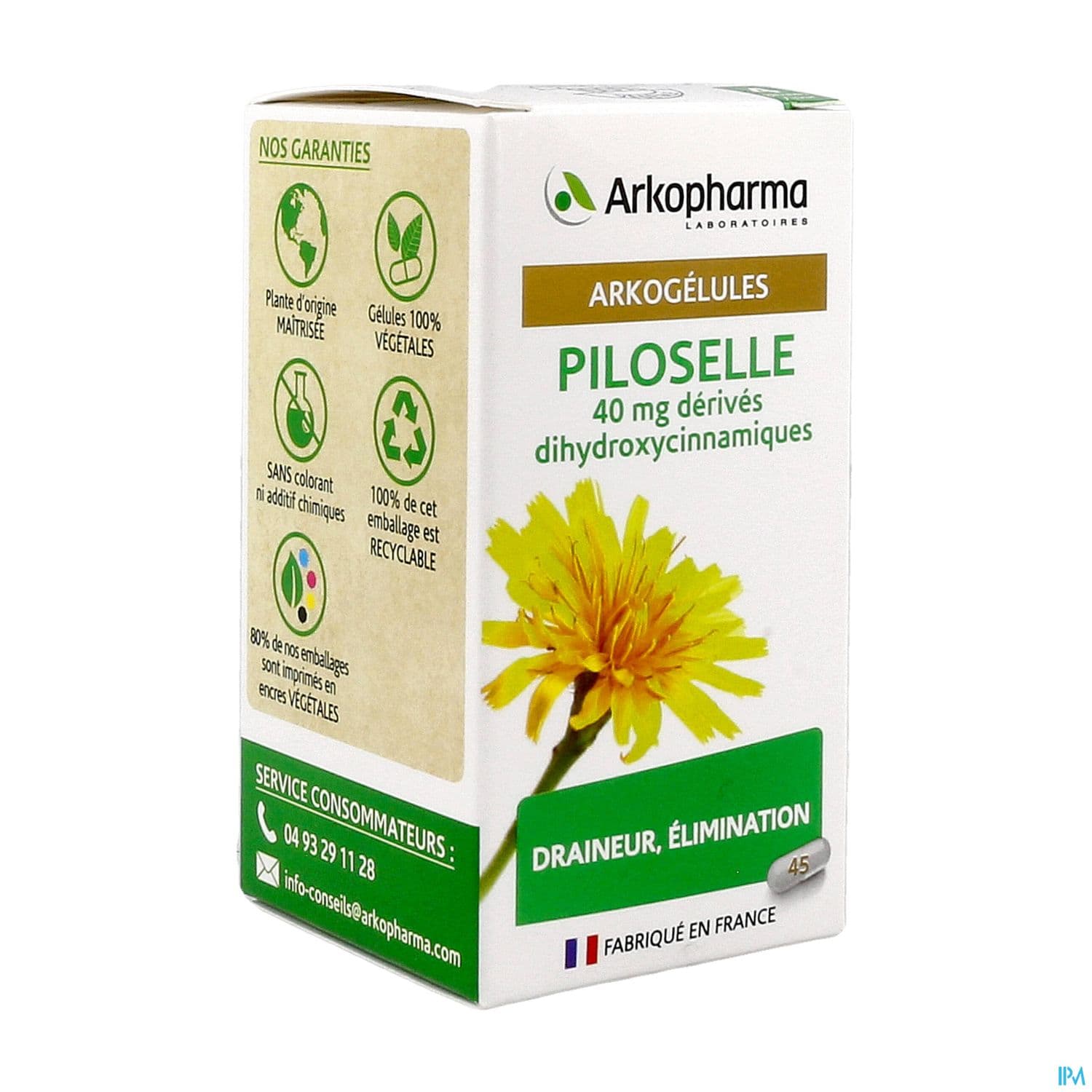 Arkopharma Arkogelules Piloselle Gelule 45