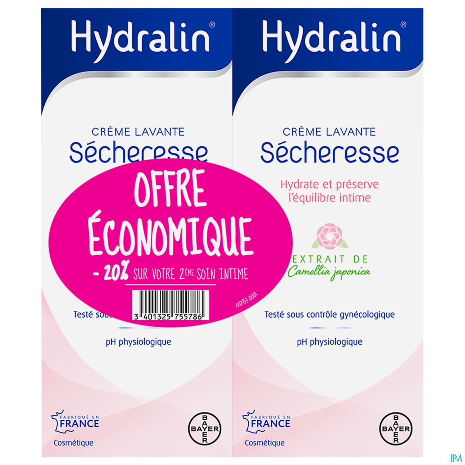 Hydralin Secheresse Creme Lavante 200ml X2 20% Offert Sur Deuxieme Flacon