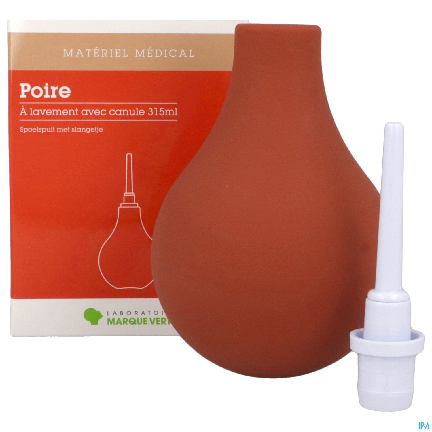 Marque Verte Poire A Lavement Avec Canule 315ml