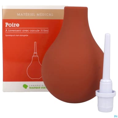 Marque Verte Poire A Lavement Avec Canule 315ml