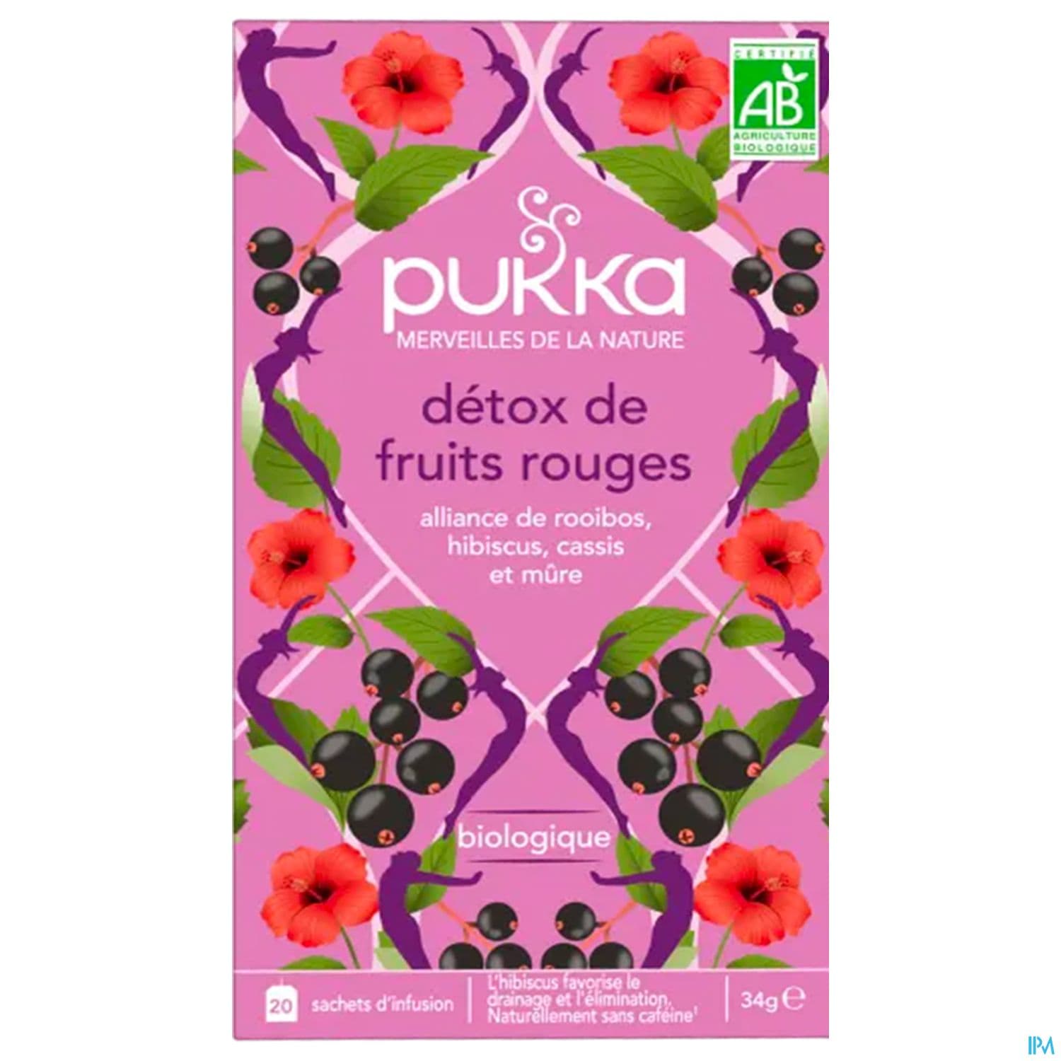 Pukka Infusion Detox Fruits Rouges Bio Sachet 20