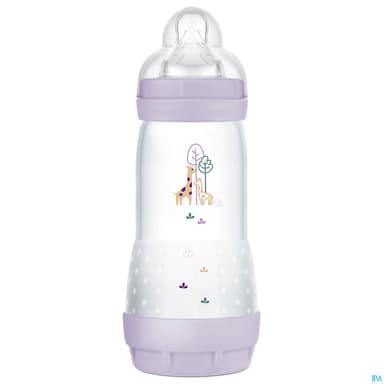MAM BIB E ST A/COL LILAS D3 320ML