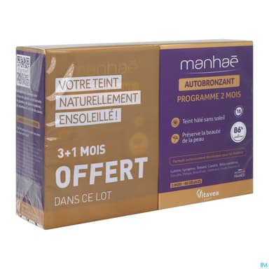 Vitavea Manhae Autobronzant Gelule 60 X2