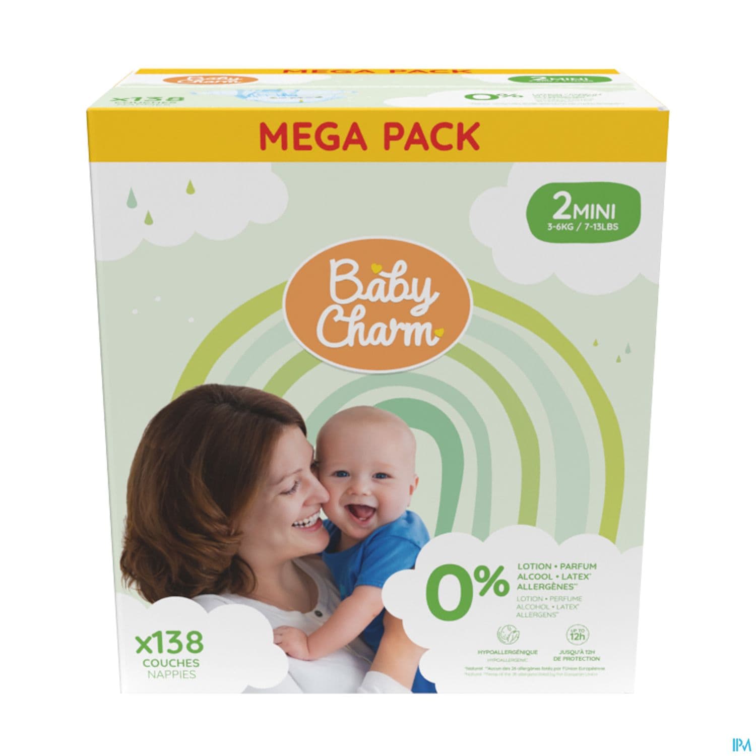 BABY CHARM COUCH SUP DRY 3/6KG 138