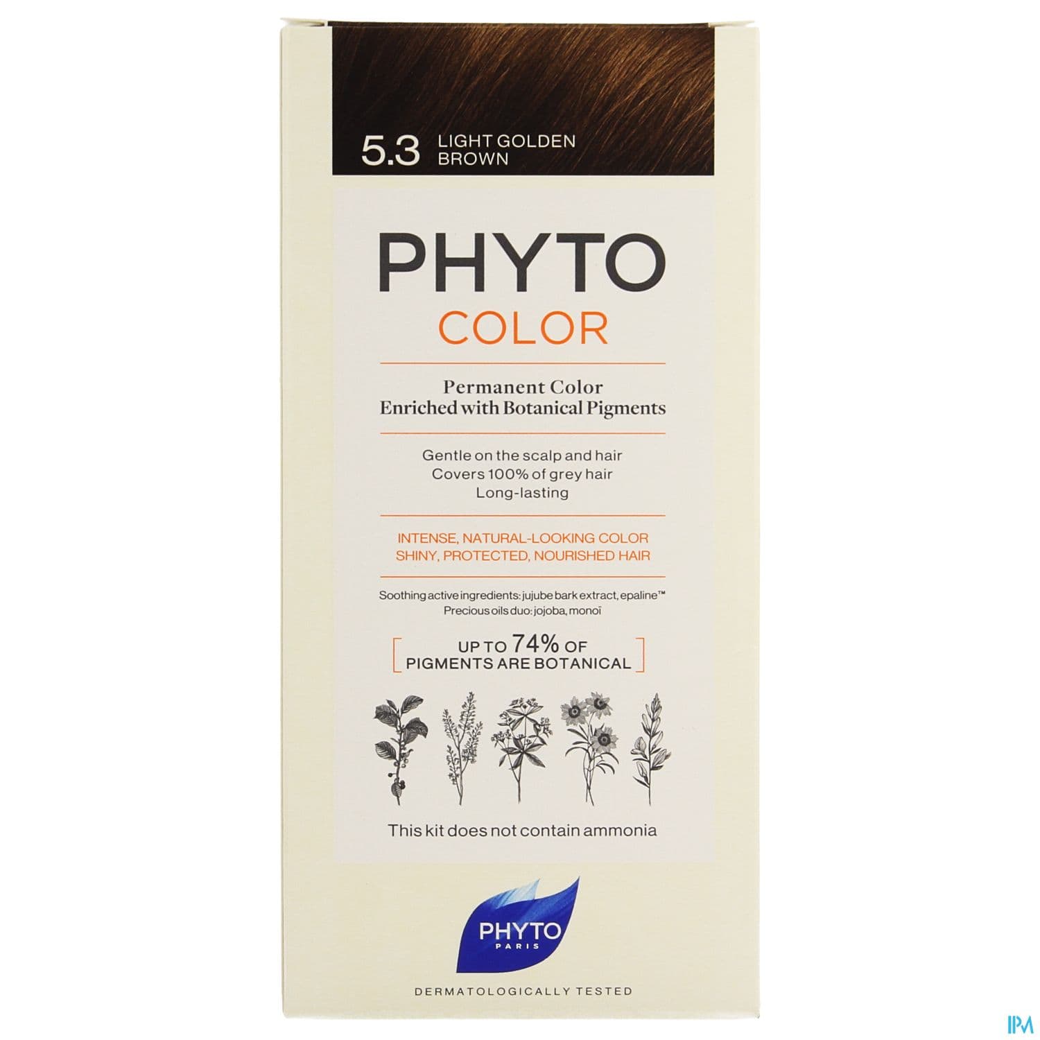 PHYTO COLOR 5,3 CHATAIN CLAIR DORE