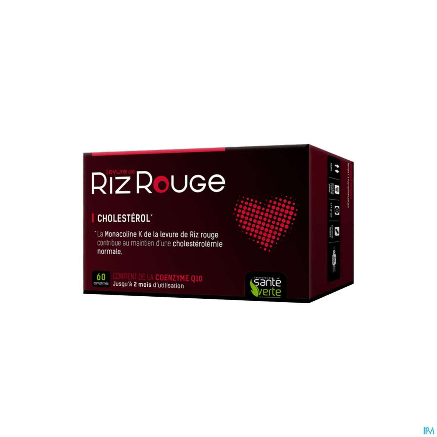 Sante Verte Levure De Riz Rouge Comprime 60 X2 -50% Sur Le Deuxieme