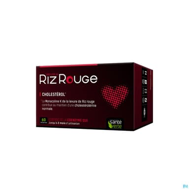 Sante Verte Levure De Riz Rouge Comprime 60 X2 -50% Sur Le Deuxieme
