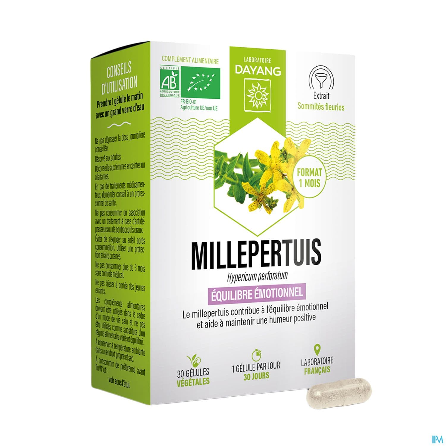 DAYANG MILLEPERTUIS BIO GELUL 30 — Pharmacie de Norelan