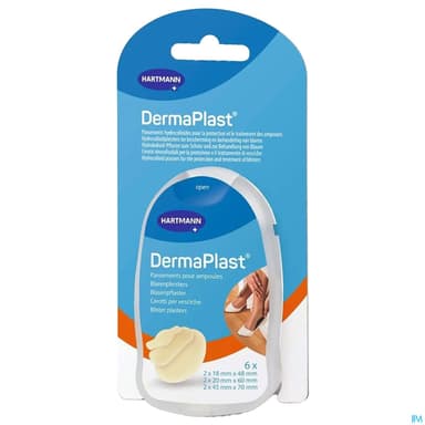 Hartmann Dermaplast Ampoules Pansement 3 Tailles X6