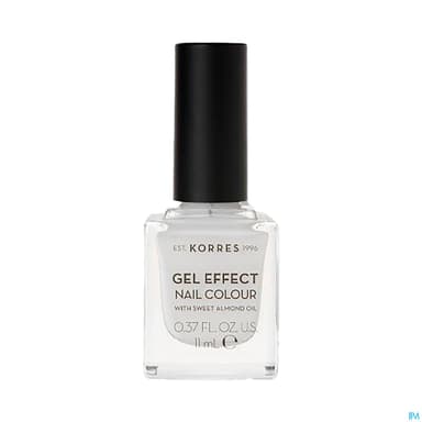 Korres Vernis A Ongles Amande Douce 01 Blanc White 11ml