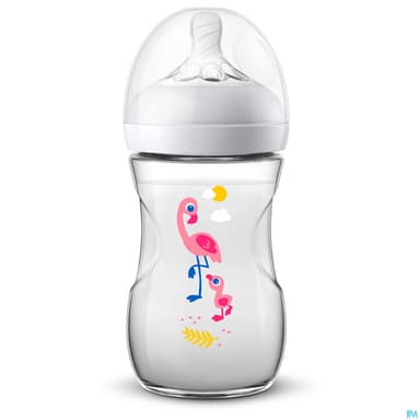 BIB AVENT NATURAL PP 260ML FLAMANT