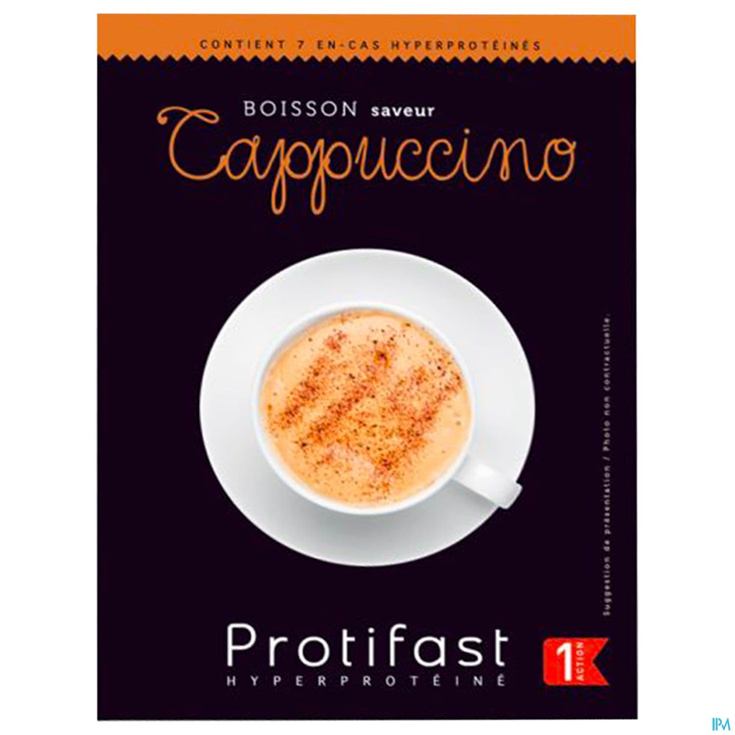 Protifast Boisson Chaude Cappuccino Sachet X7