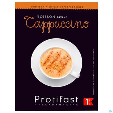 Protifast Boisson Chaude Cappuccino Sachet X7