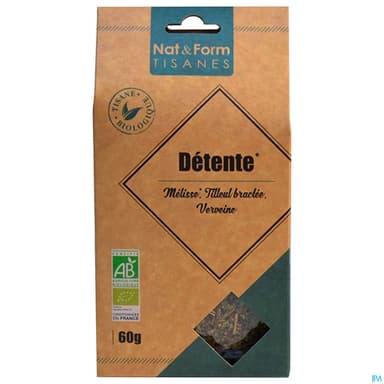 Nat Et Form Tisane Detente Relaxation Bio 60g