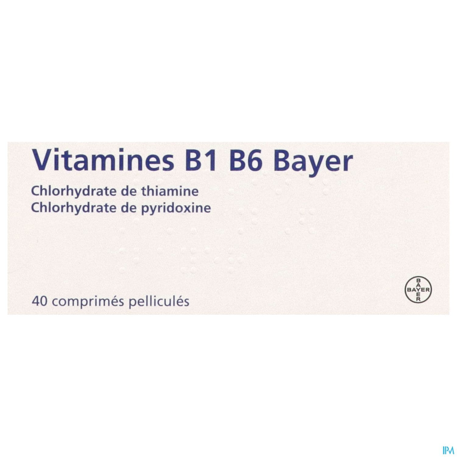 Vitamine B1 B6 Bayer Comprime 40