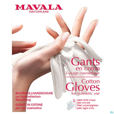 MAVALA GANTS COTON PAIRE 1