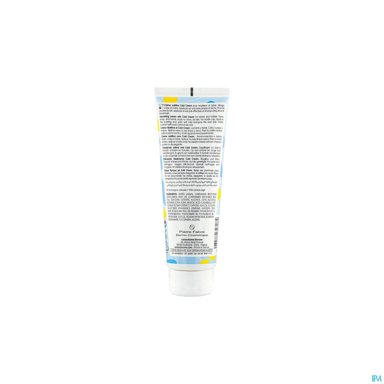KLORANE BB CR NUTRIT COLD CR T/125ML