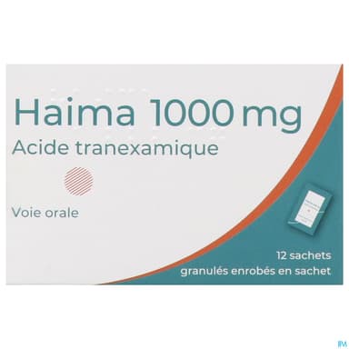 Haima 1000mg Granules Enrobes En Sachet 12