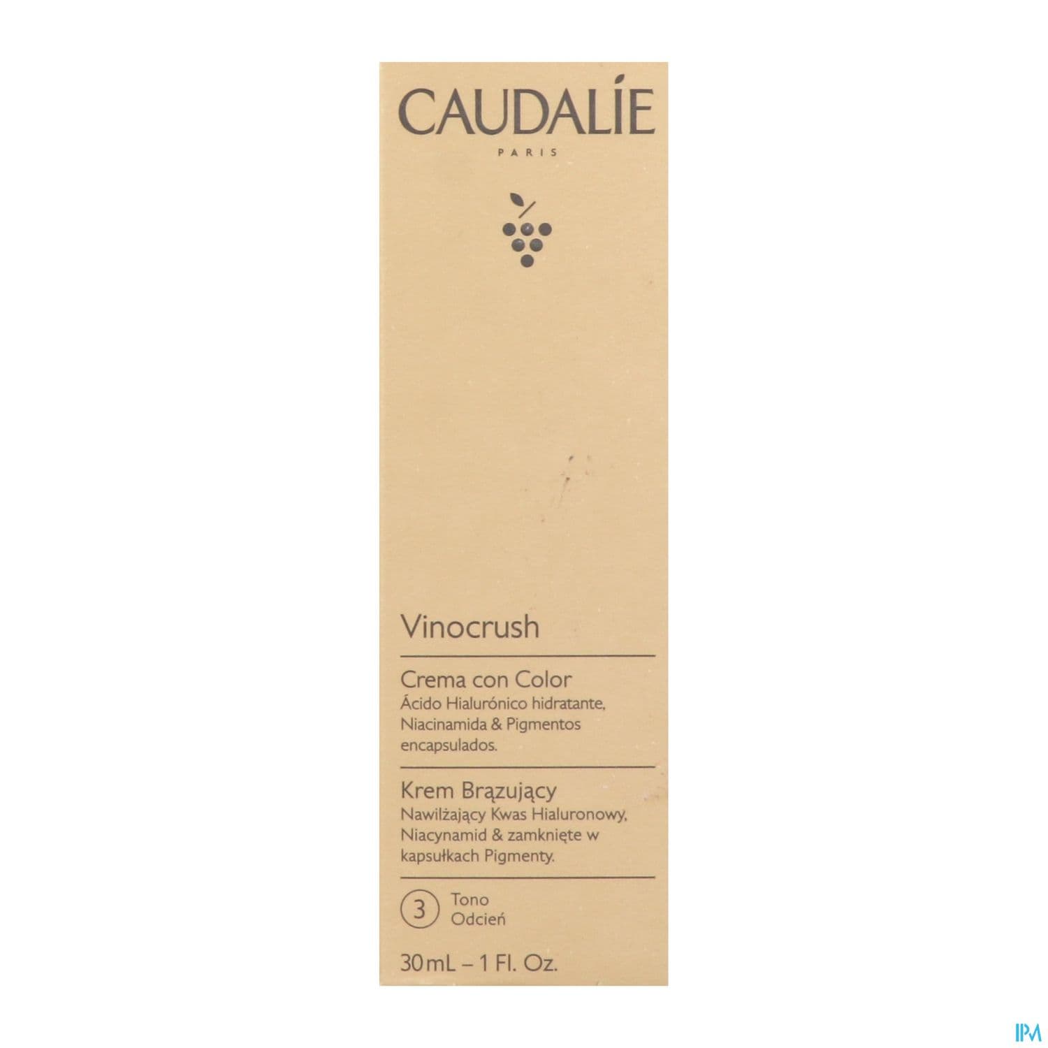CAUDALIE VINOCRUSH CC CR TEINT 3