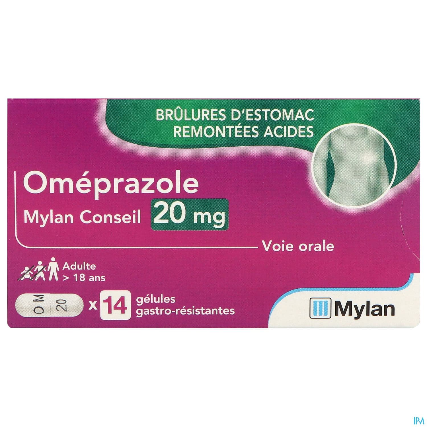 OMEPRAZOLE 20MG VTS CONS GEL 14