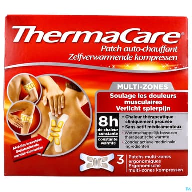 Cooper Thermacare Patch Chauffant Multi Zones X3