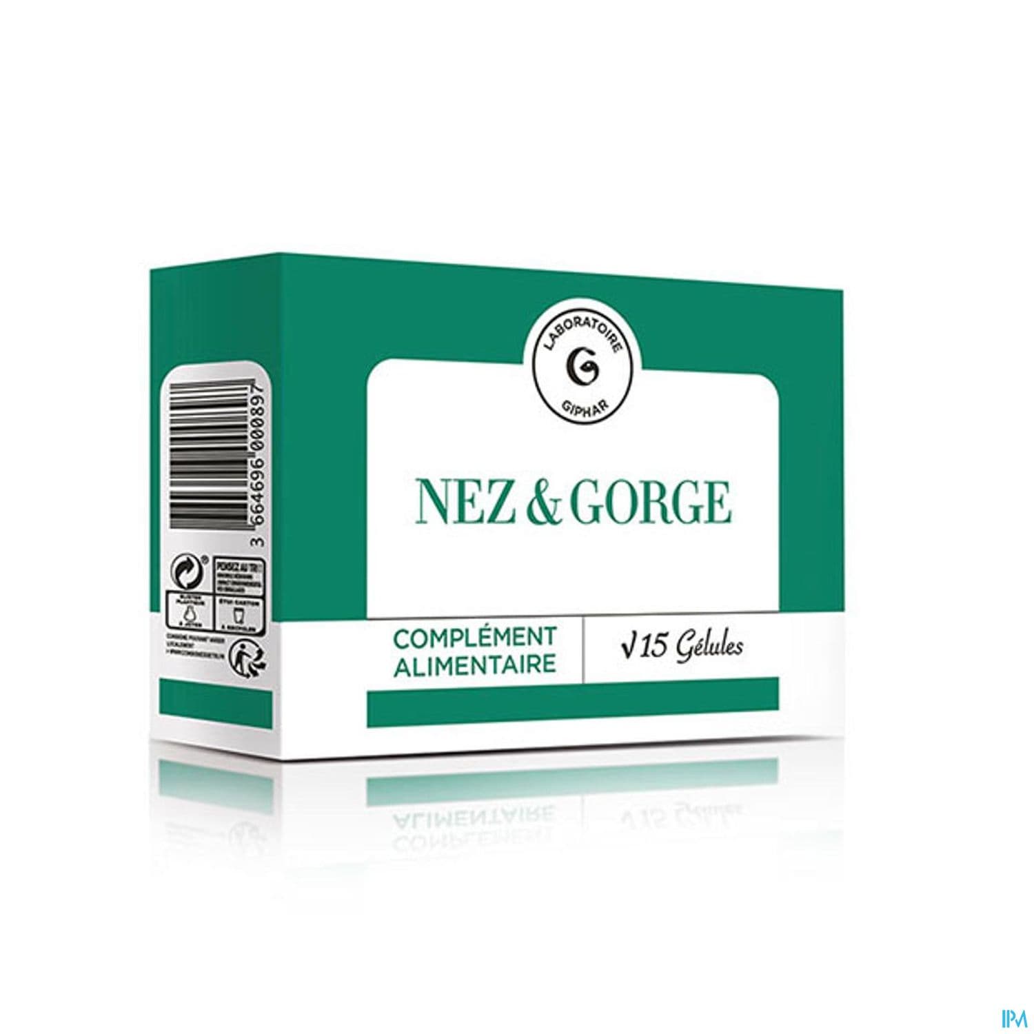 Laboratoire Giphar Nez Gorge Gelule 15