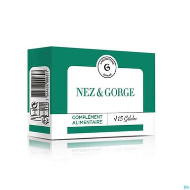 Laboratoire Giphar Nez Gorge Gelule 15