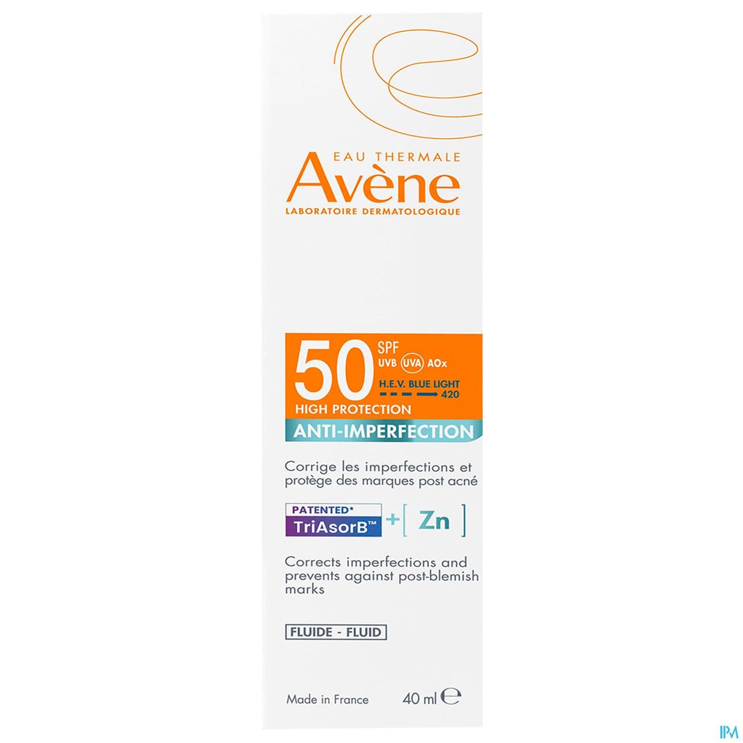 AVENE SOL SPF50 A/IMPERFECT 40ML
