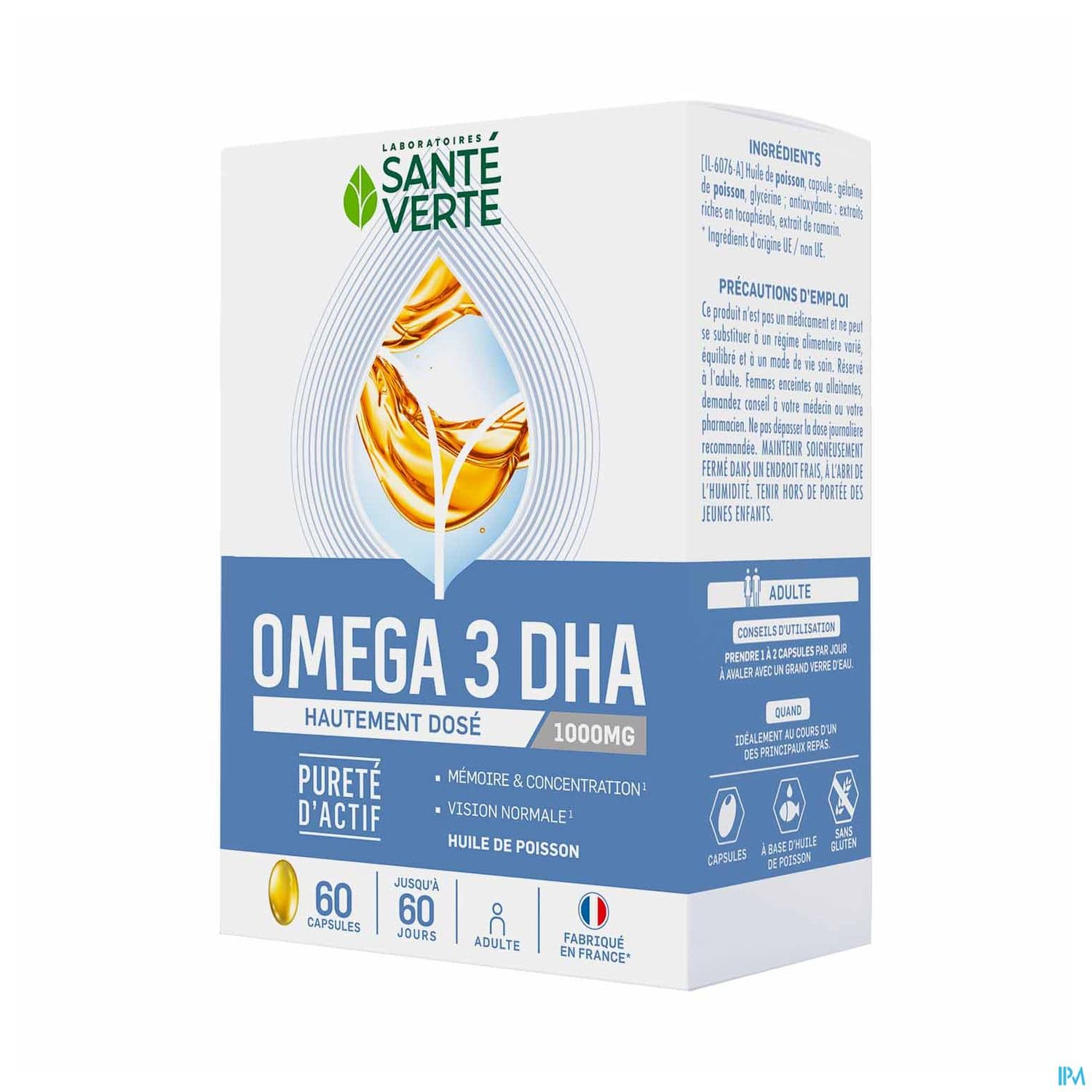 Sante Verte Omega 3 1000mg Dha Capsule 60