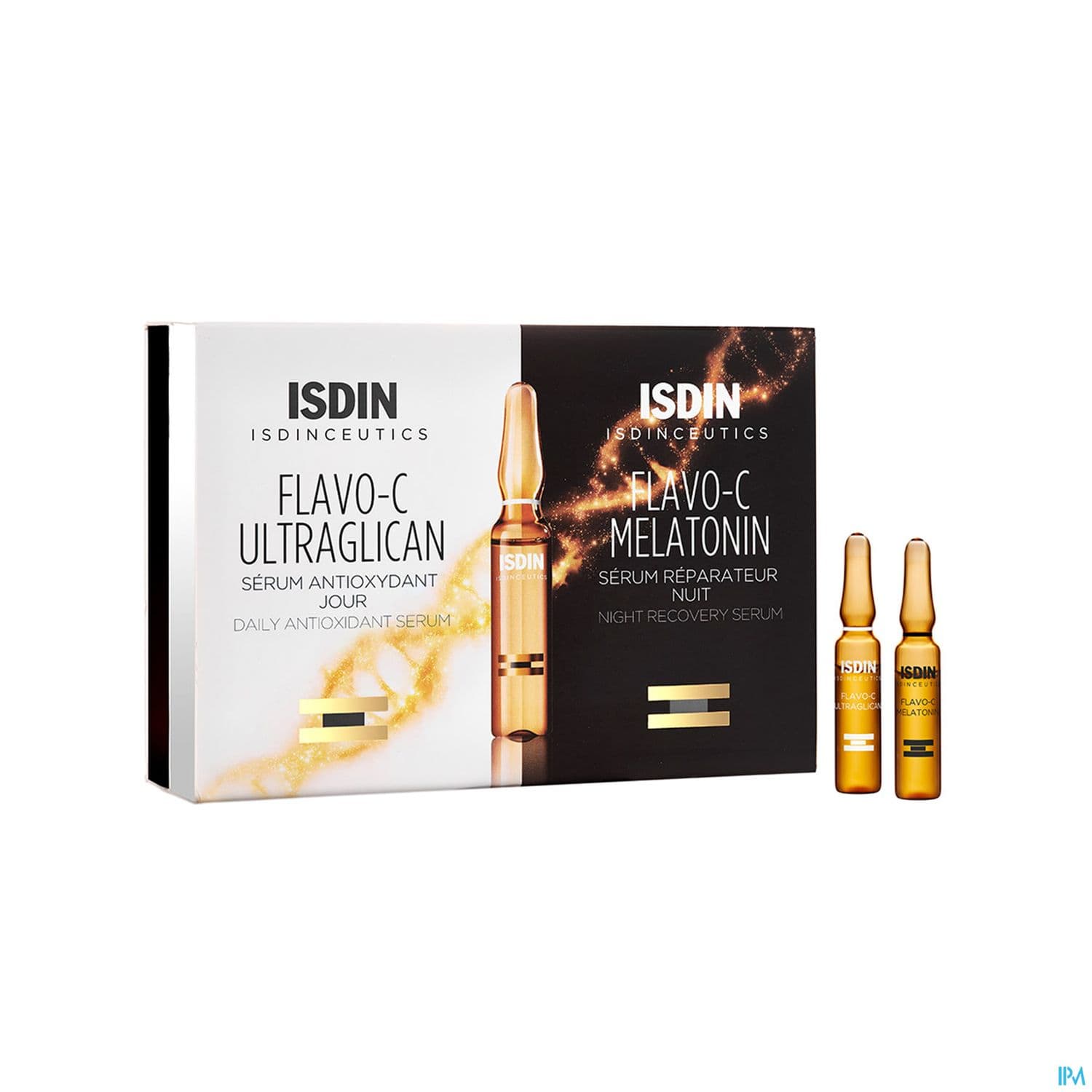 Isdin Isdinceutics Flavo C Melatonin + Ultraglican Ampoule 2ml 20