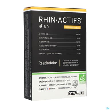 Synactifs Rhin Actifs Bio Gelule 10
