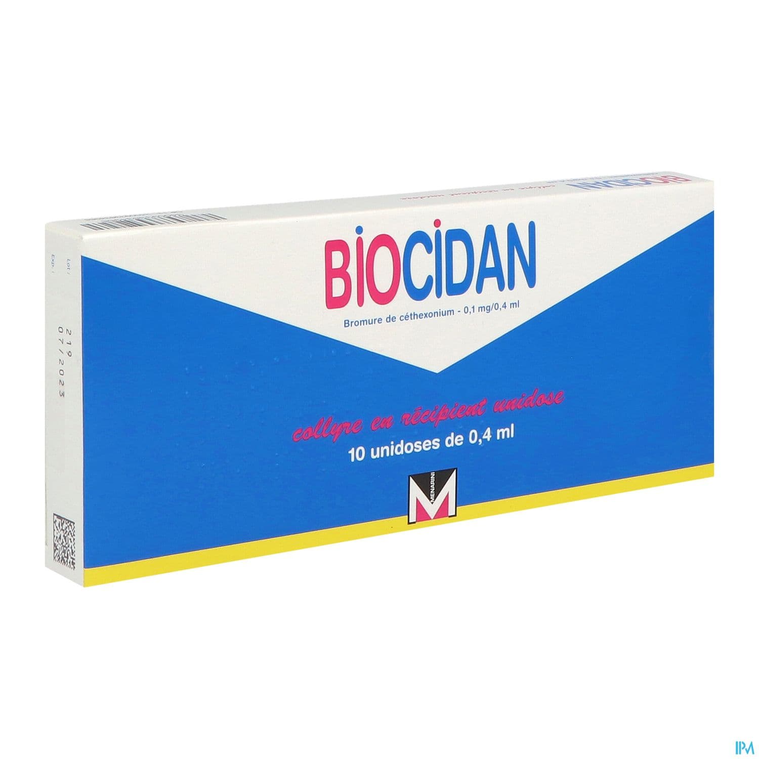 BIOCIDAN 0,1MG/0,4ML COL DOSE 10