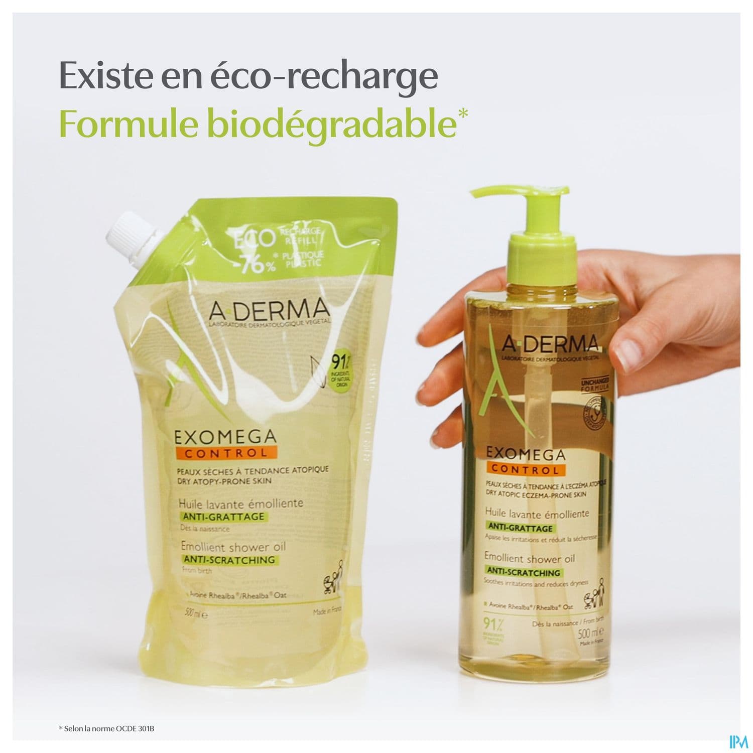 A-DERMA EXOMEGA CONT HLE LAV 500ML