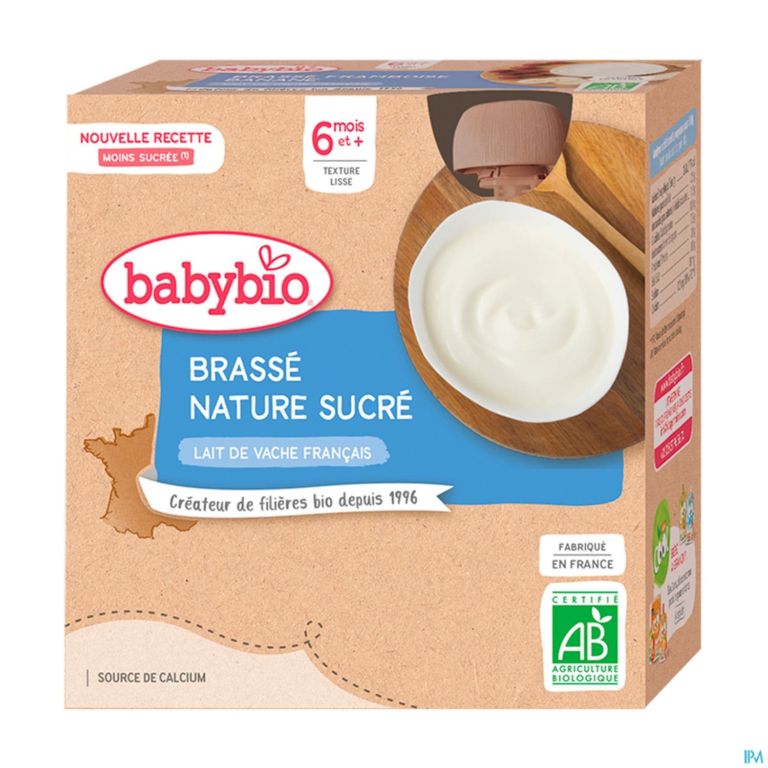 BABYBIO GOURD BRASS NATURE 4X85G