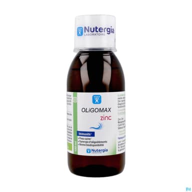 Nutergia Oligomax Zinc Solution Buvable 150ml