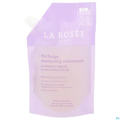La Rosee Shampooing Nourrissant Proteine De Ble Recharge 400ml
